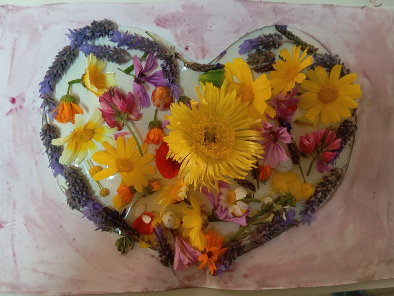 Résine florale